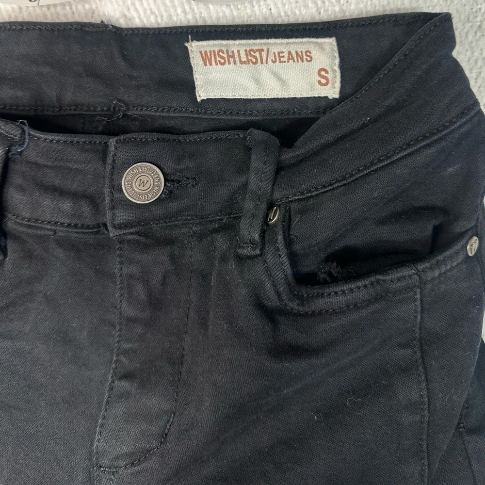 Wishlist Black Skinny Jeans with Zipper Accents - Picture 2 of 8